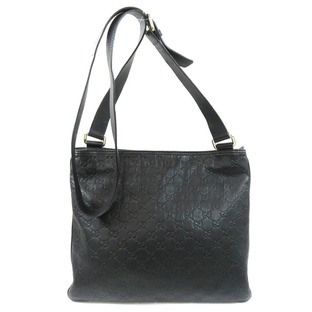 Gucci Bag Shoulder ssima Shima GG Leather Black